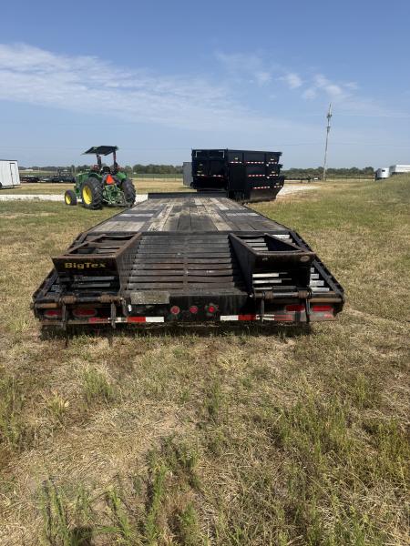 Used 2013 Big Tex Trailers 22PH TANDEM DUAL DECK OVER PINTLE W/ 5' DOVE/ MAX RAMPS/ 102X25 Equipment Trailer