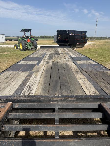 Used 2013 Big Tex Trailers 22PH TANDEM DUAL DECK OVER PINTLE W/ 5' DOVE/ MAX RAMPS/ 102X25 Equipment Trailer