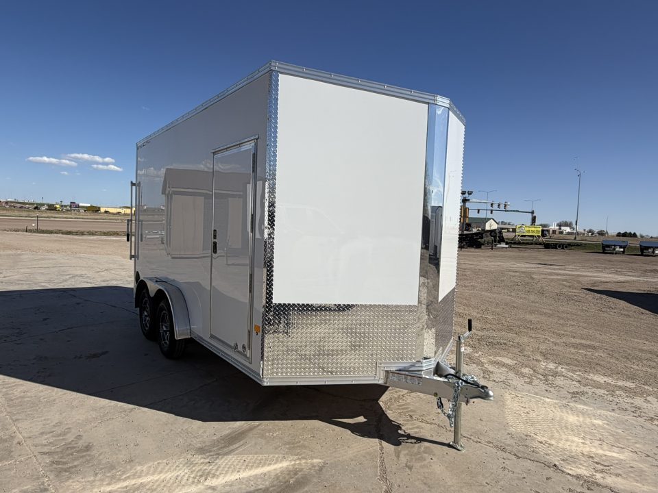 New 2026 ALCOM 7.5 X 16 UTV Cargo / Enclosed Trailer