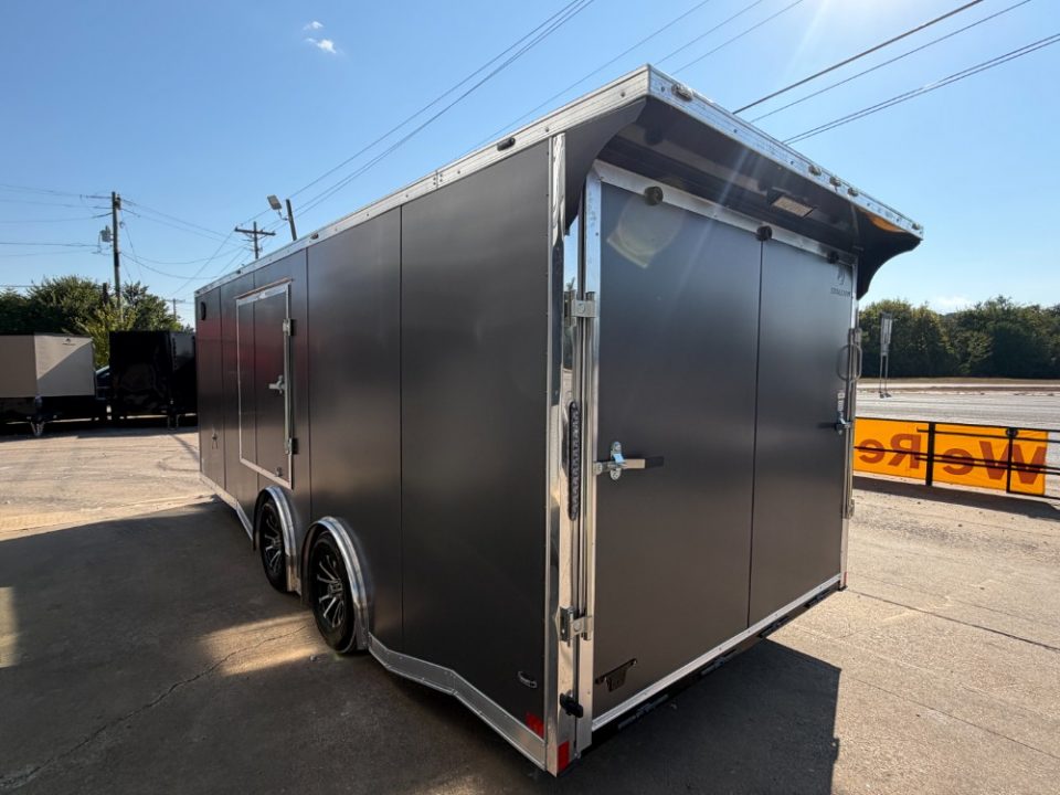 New 2026 Stallion Manufacturing LLC 8.5' X 20' #7000 Tandem Axle Rear Ramp Cargo / Enclosed Trailer