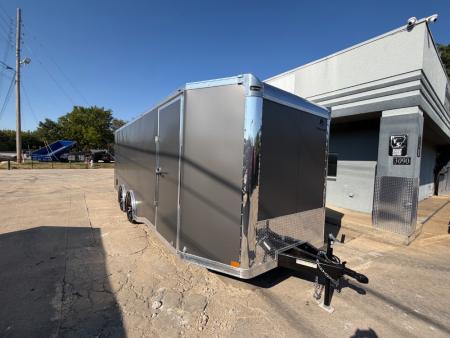 New 2026 Stallion Manufacturing LLC 8.5' X 20' #7000 Tandem Axle Rear Ramp Cargo / Enclosed Trailer