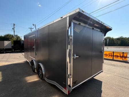 New 2026 Stallion Manufacturing LLC 8.5' X 20' #7000 Tandem Axle Rear Ramp Cargo / Enclosed Trailer