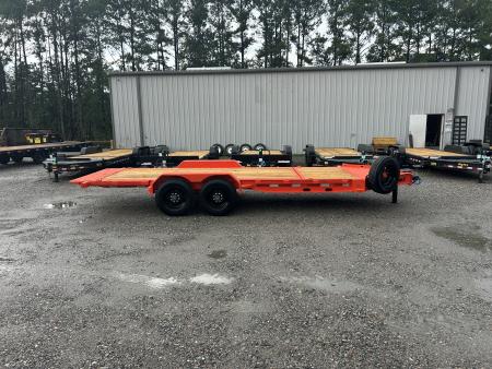 New 2027 Diamond C HDT210 Tilt Trailer, 82x20 (16ft+4ft) HUGE 10K Super Single Axles, Hydraulic Jack, #18460 Payload