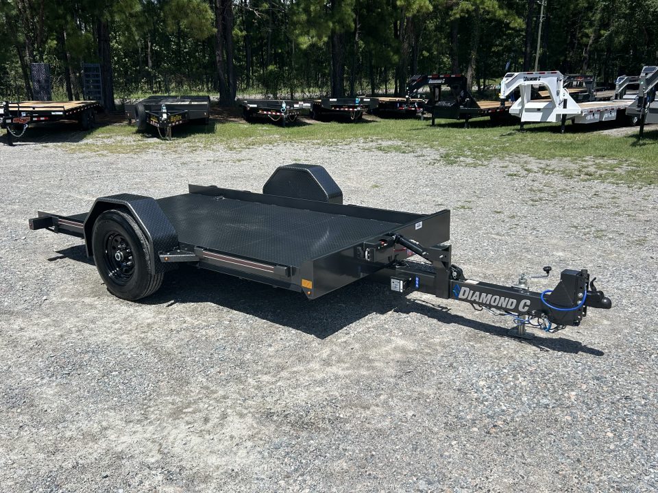 New 2027 Diamond C DSA107 Tilt Trailer, 77x12, 7K Axle, #5230 Payload