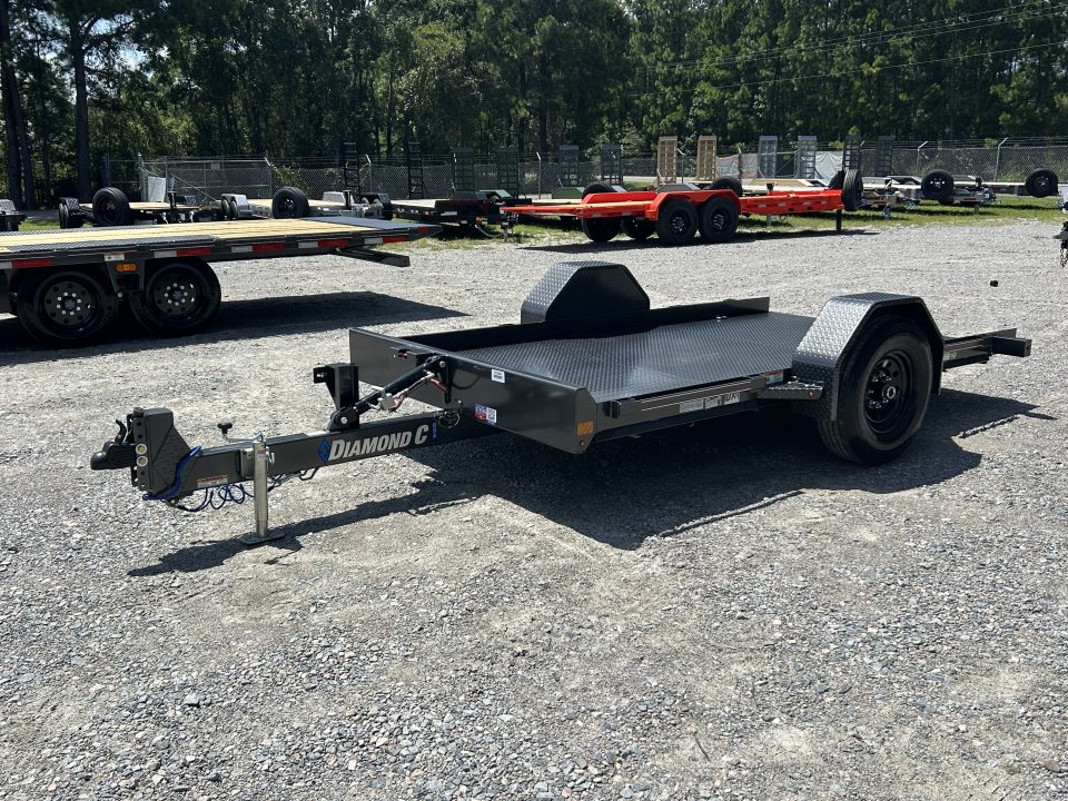 New 2027 Diamond C DSA107 Tilt Trailer, 77x12, 7K Axle, #5230 Payload