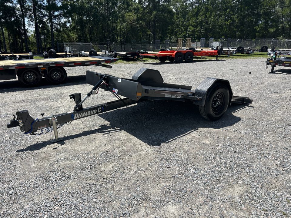 New 2027 Diamond C DSA107 Tilt Trailer, 77x12, 7K Axle, #5230 Payload