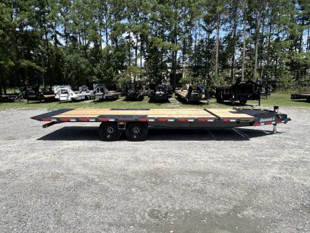 New 2027 Diamond C DET208 Tilt Trailer, 8.5x24 (20ft+4ft) Tilt with 8K Axles, #12,700 Payload