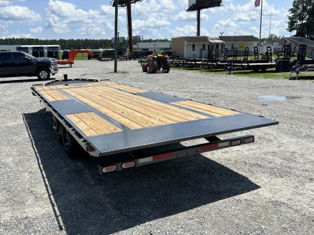New 2027 Diamond C DET208 Tilt Trailer, 8.5x24 (20ft+4ft) Tilt with 8K Axles, #12,700 Payload