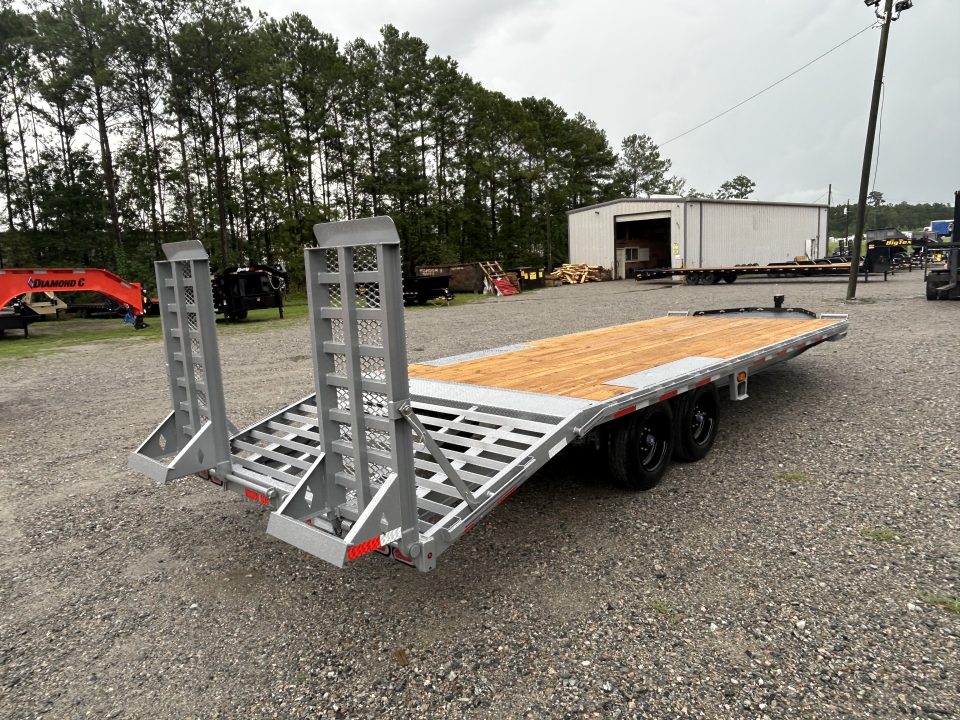 New 2027 Diamond C DEC208 Deckover Trailer, 8.5x24 ( 19ft Deck +5ft Dovetail ) , 8K Axles, #13,340 Payload
