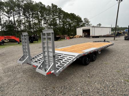 New 2027 Diamond C DEC208 Deckover Trailer, 8.5x24 ( 19ft Deck +5ft Dovetail ) , 8K Axles, #13,340 Payload