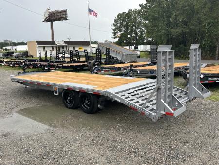 New 2027 Diamond C DEC208 Deckover Trailer, 8.5x24 ( 19ft Deck +5ft Dovetail ) , 8K Axles, #13,340 Payload
