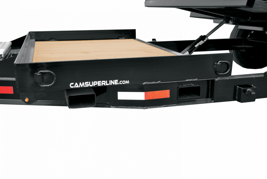 New 2027 CAM SUPERLINE 19' (4+15) Lo Pro Split Tilt Trailer w/ Pallet Fork Carrier