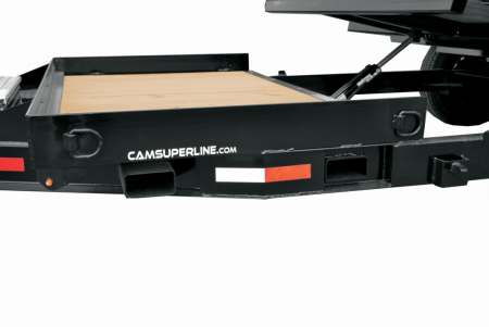 New 2027 CAM SUPERLINE 19' (4+15) Lo Pro Split Tilt Trailer w/ Pallet Fork Carrier