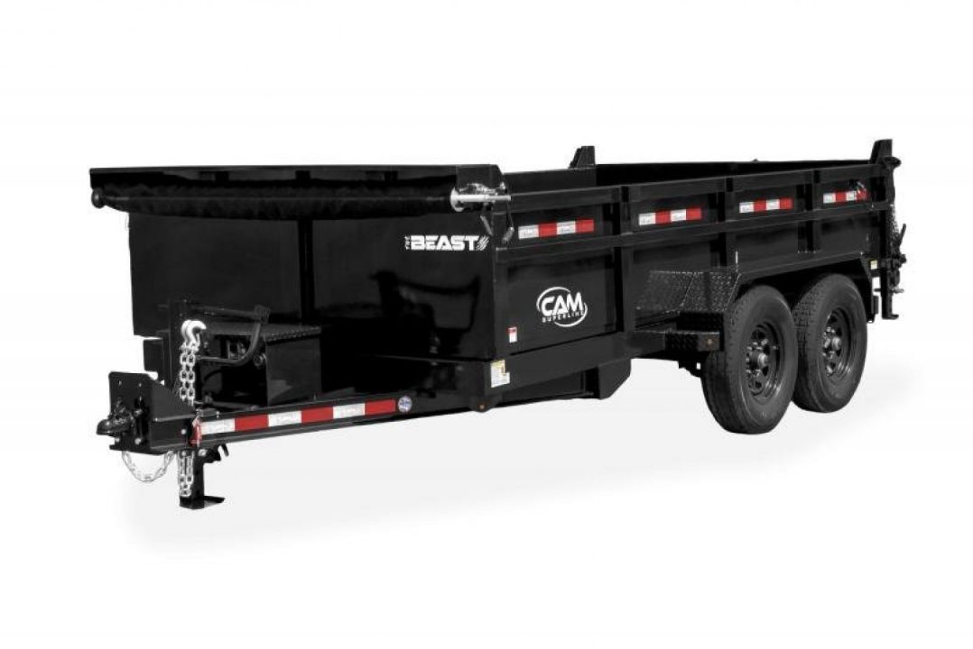 New 2026 CAM Superline 6'10" x 12' HD "BEAST" Lo Pro Equipment Dump w/ Underbody Ramps