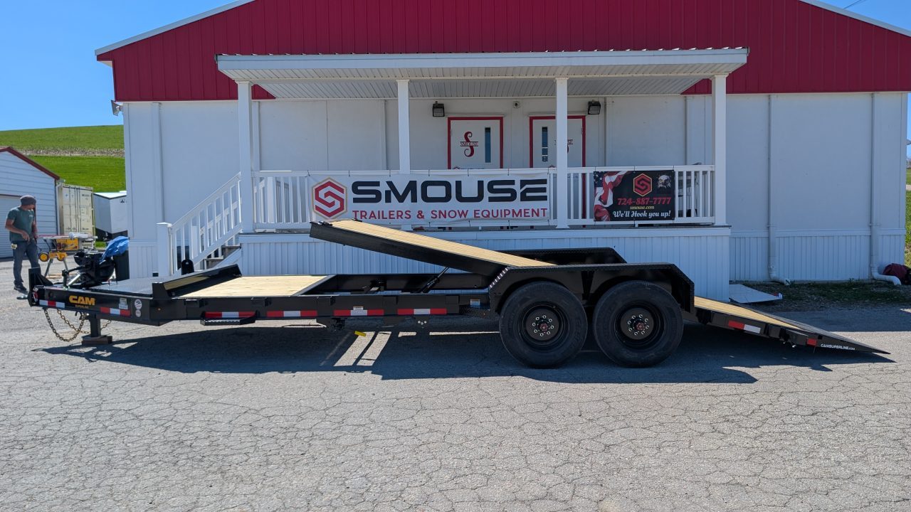 New 2027 CAM SUPERLINE 22' (4+18) HD "BEAST" Lo Pro Split Tilt Trailer (10K AXLES)