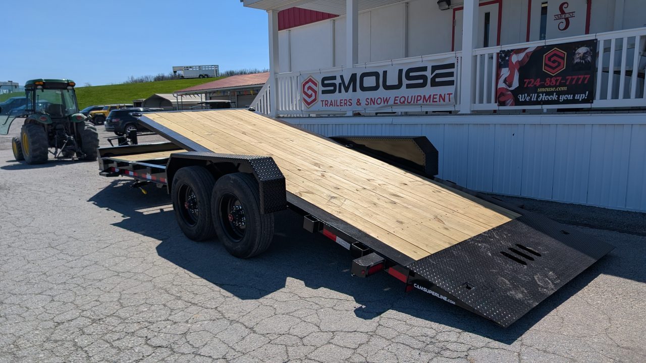 New 2027 CAM SUPERLINE 22' (4+18) HD "BEAST" Lo Pro Split Tilt Trailer (10K AXLES)