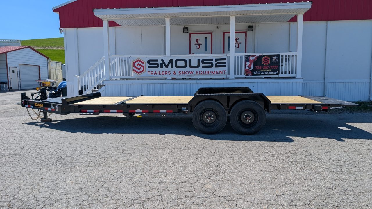 New 2027 CAM SUPERLINE 22' (4+18) HD "BEAST" Lo Pro Split Tilt Trailer (10K AXLES)