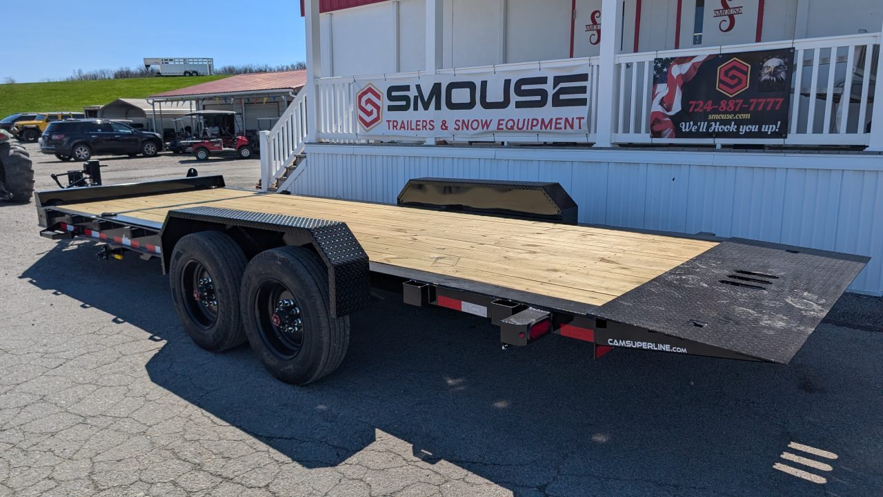 New 2027 CAM SUPERLINE 22' (4+18) HD "BEAST" Lo Pro Split Tilt Trailer (10K AXLES)