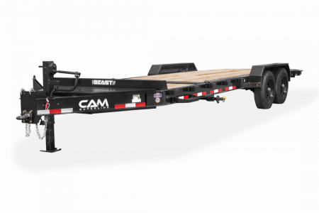 New 2027 CAM SUPERLINE 22' (4+18) HD "BEAST" Lo Pro Split Tilt Trailer (10K AXLES)