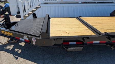 New 2027 CAM SUPERLINE 22' (4+18) HD "BEAST" Lo Pro Split Tilt Trailer (10K AXLES)
