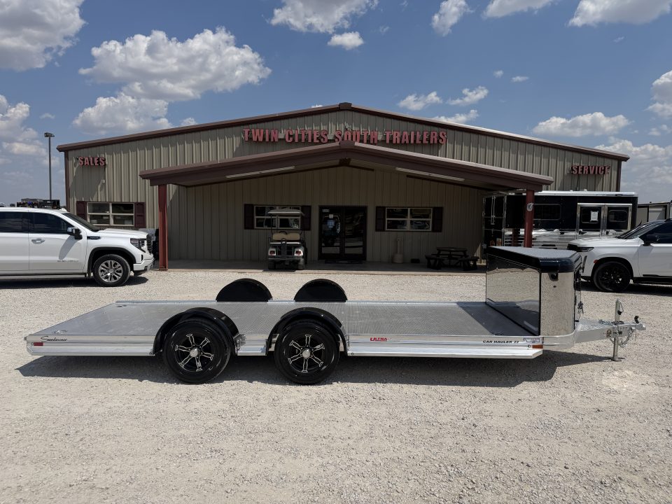 New 2027 Sundowner 22' Open Car Hauler Bumper Pull Ultra Series Car Hauler