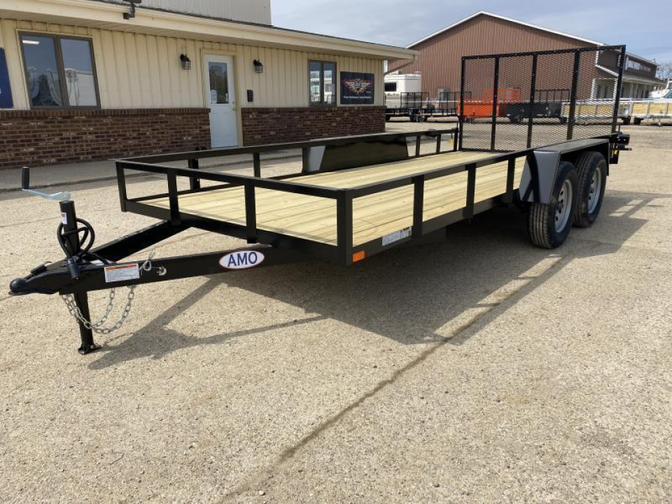 New 2026 AMO 82x16 TA2 Low Side 7K Landscape Trailer
