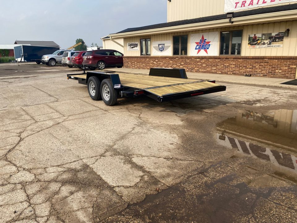 New 2026 AMO 82x18 TA1 Flat Deck 7k Car Hauler