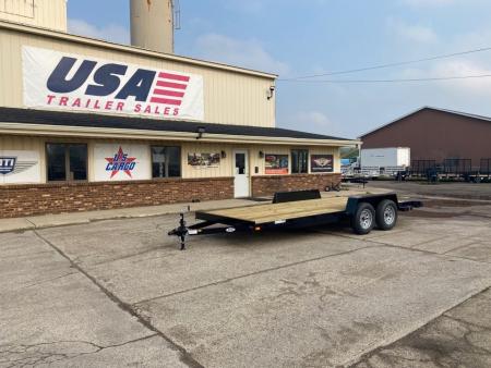New 2026 AMO 82x18 TA1 Flat Deck 7k Car Hauler