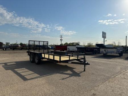 New 2026 AMO 76x14 TA1 Low Side 7K Landscape Trailer