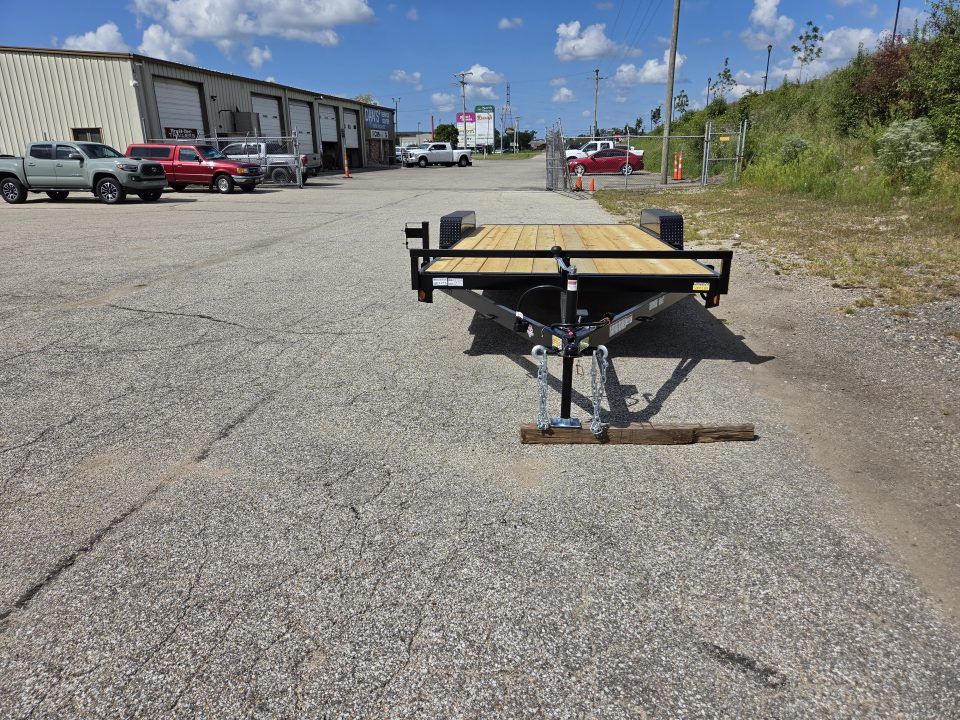 New 2027 Quality Steel and Aluminum 83" x 18' 7k GVW Open Car Hauler #272573