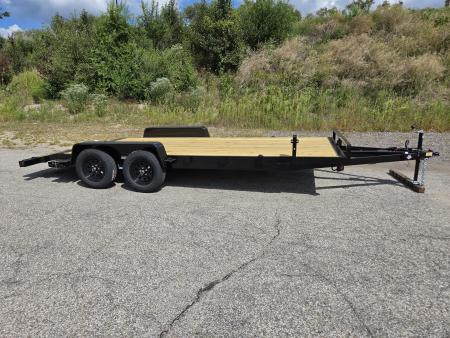 New 2027 Quality Steel and Aluminum 83" x 18' 7k GVW Open Car Hauler #272573