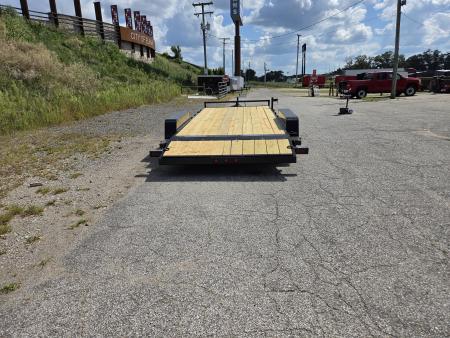 New 2027 Quality Steel and Aluminum 83" x 18' 7k GVW Open Car Hauler #272573