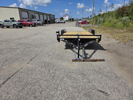 New 2027 Quality Steel and Aluminum 83" x 18' 7k GVW Open Car Hauler #272573
