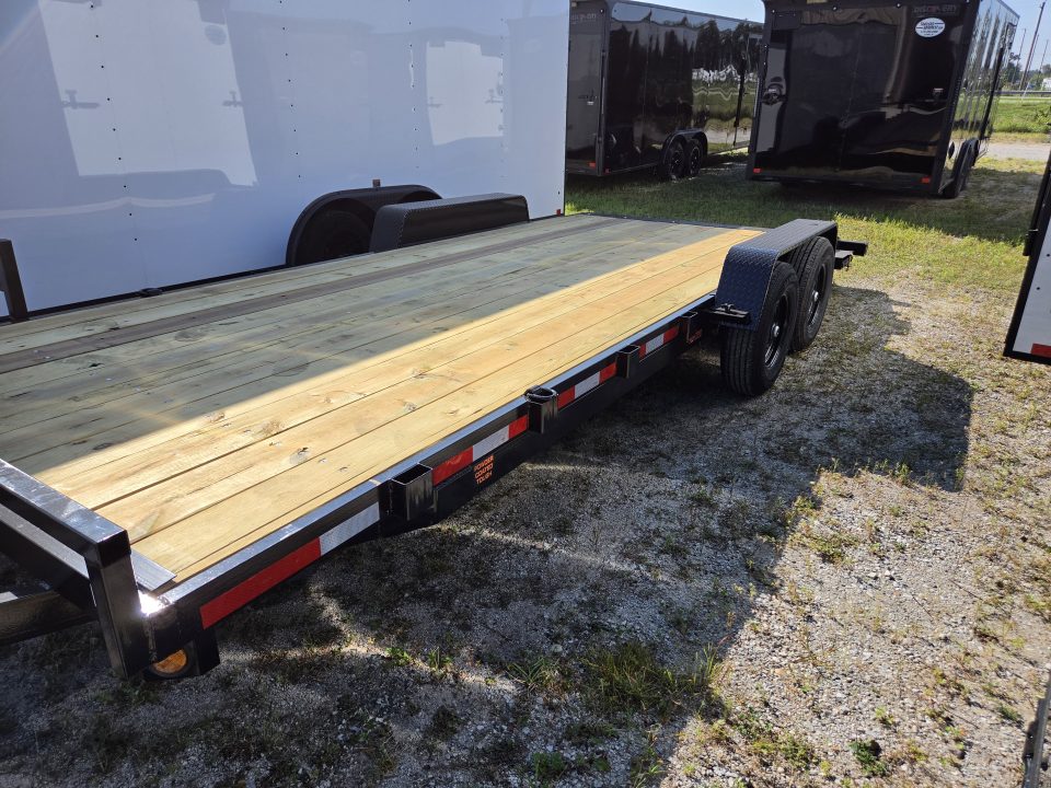 New 2027 Quality Steel and Aluminum 83" x 20' 10K Open Car Hauler #272574