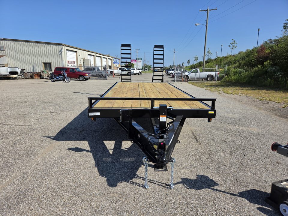 New 2027 Quality Steel and Aluminum 102" x 24' 14K Flatbed Deckover Trailer #272575 Deckover Trailer