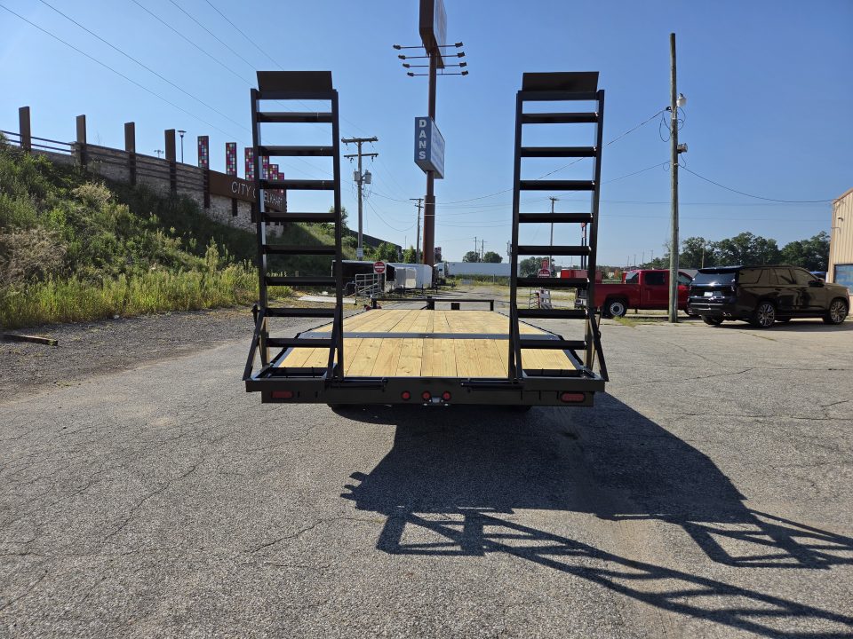 New 2027 Quality Steel and Aluminum 102" x 24' 14K Flatbed Deckover Trailer #272575 Deckover Trailer