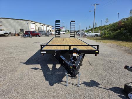 New 2027 Quality Steel and Aluminum 102" x 24' 14K Flatbed Deckover Trailer #272575 Deckover Trailer