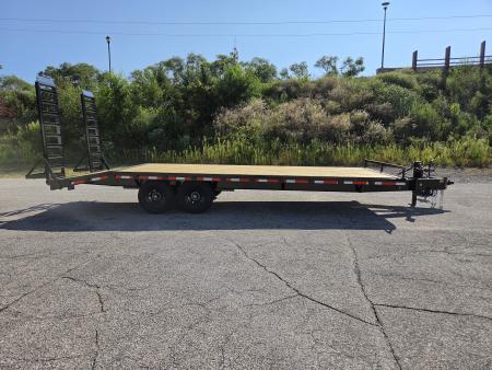New 2027 Quality Steel and Aluminum 102" x 24' 14K Flatbed Deckover Trailer #272575 Deckover Trailer
