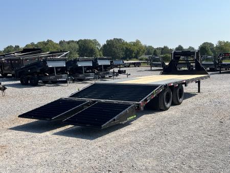New 2027 Load Trail 102"x25' 24k Gooseneck Flatbed Trailer