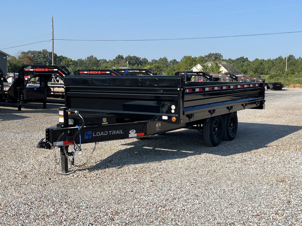 New 2026 Load Trail 96"X16' Fold Down Sides 14K Dump Trailer