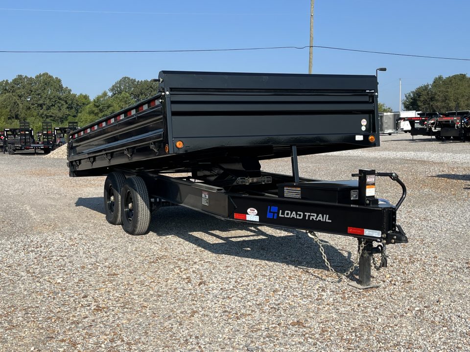 New 2026 Load Trail 96"X16' Fold Down Sides 14K Dump Trailer