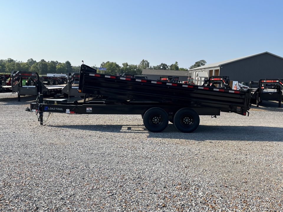 New 2026 Load Trail 96"X16' Fold Down Sides 14K Dump Trailer