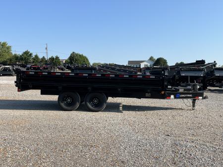 New 2026 Load Trail 96"X16' Fold Down Sides 14K Dump Trailer
