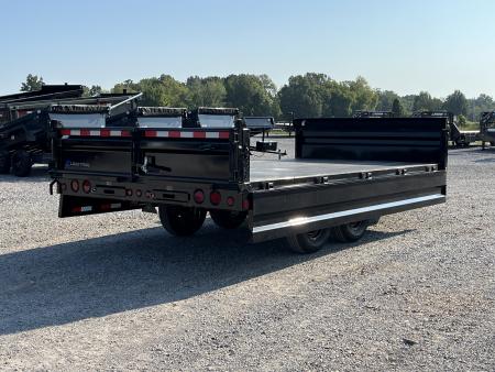 New 2026 Load Trail 96"X16' Fold Down Sides 14K Dump Trailer