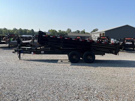 New 2026 Load Trail 96"X16' Fold Down Sides 14K Dump Trailer
