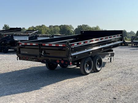 New 2026 Load Trail 96"X16' Fold Down Sides 14K Dump Trailer
