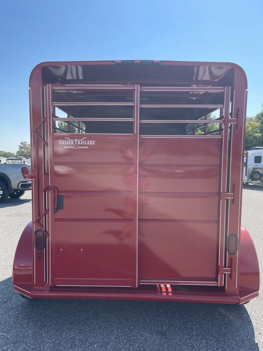 New 2027 Calico Trailers 12'x6'x6'6"BP STOCK Stock / Stock Combo Trailer