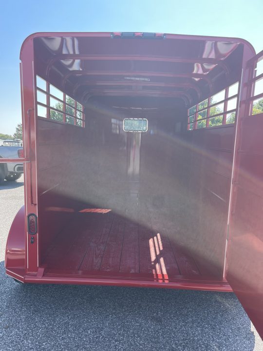 New 2027 Calico Trailers 12'x6'x6'6"BP STOCK Stock / Stock Combo Trailer