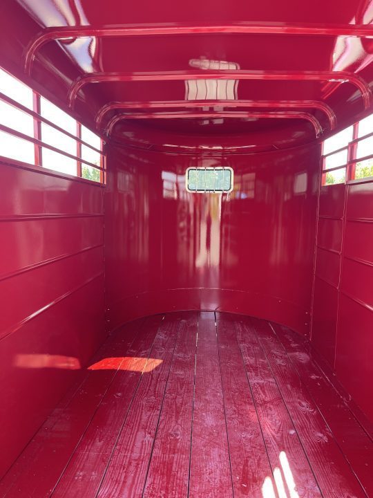 New 2027 Calico Trailers 12'x6'x6'6"BP STOCK Stock / Stock Combo Trailer