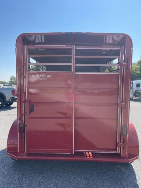 New 2027 Calico Trailers 12'x6'x6'6"BP STOCK Stock / Stock Combo Trailer
